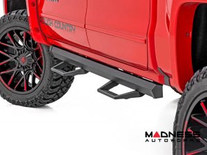 GMC Sierra Side Steps - SRL2 Adjustable Boards - Aluminum - Crew Cab - 2007-2018 & Classic GMC Sierra Side Steps - SRL2 Adjustable Boards - Aluminum - Crew Cab - 2007-2018 & Classic